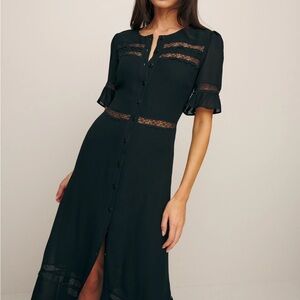 REFORMATION Woodson Black Dress 2